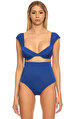Saks Mavisi Bikini Üstü