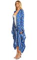The Belle Of The Beach Mavi Kimono