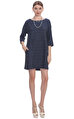 Eileen Fisher Lacivert Elbise