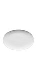 Mesh White Oval Servis Tabağı 30 cm