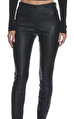 Karl Lagerfeld Siyah Deri Pantolon
