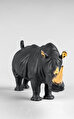 Rino Heykel Siyah Altın (Limited Edition 1000 pcs)