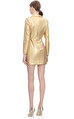 Lavish Alice Altın Rengi Elbise