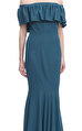 Zac Zac Posen Petrol Yeşili Gece Elbisesi