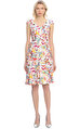 Carolina Herrera Renkli Elbise
