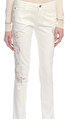 Ermanno Scervino Beyaz Jean Pantolon