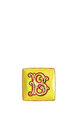 Alphabet B Harfli Kare Dekoratif Tabak 12 cm 