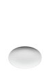Mesh White Oval Servis Tabağı 25 cm