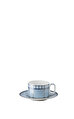 Swarovski Signum Azure Çay Fincanı ve Tabağı