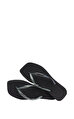 Square Logo Metallic Black Terlik