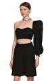 Feel The Lotus Siyah Crop Top