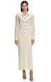 Alessandra Rich Beyaz Gece Elbisesi
