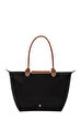 Longchamp Le Pliage Original Siyah Omuz Çantası L