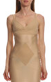 Resultwear Nude Elbise Korse