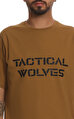 Tactical Wolves Kahverengi T-Shirt