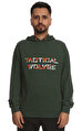 Tactical Wolves Yeşil Hoodie