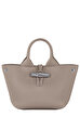 Longchamp Le Roseau Gri El Çantası XS