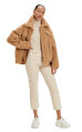 Ugg W Frankie Sherpa Trucker Jacket Camel Mont