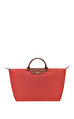 Longchamp Le Pliage Original Kırmızı Seyahat Çantası L