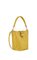 Longchamp Le Roseau Sarı Bucket Çanta XS