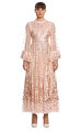 Needle&Thread Pembe Elbise