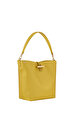Longchamp Le Roseau Sarı Omuz Çantası M 
