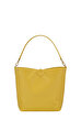 Longchamp Le Roseau Sarı Omuz Çantası M 