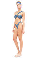 Magic Fish Tek Omuzlu Bikini Nikel Mavi