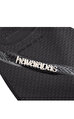 Square Logo Metallic Black Terlik