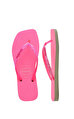 Square Glitter Neon Pink Terlik