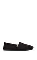 Alpargata Cotton Canvas Black Black Espadril