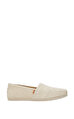 Alpargata Undyed Metallic Linen Stripe Natural Espadril