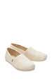 Alpargata Undyed Metallic Linen Stripe Natural Espadril