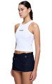 Les Benjamins Beyaz Crop Top
