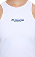 Les Benjamins Beyaz Crop Top