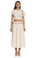 Lalipop Design Beyaz Etek