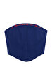 Les Benjamins Lacivert Crop Top