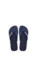 Rubber Logo Filete Navy Terlik