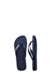 Rubber Logo Filete Navy Terlik