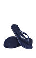 Rubber Logo Filete Navy Terlik
