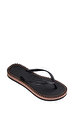 Slim Flatform Loop Black Terlik