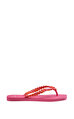 Slim Square Boho Pink Terlik