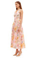 Gladioli Halter Gown Elbise