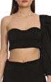 Feel The Lotus Siyah Crop Top