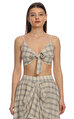 İkikız Gri Crop Top