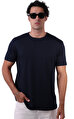 Qsimple Lacivert T-Shirt