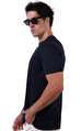 Qsimple Lacivert T-Shirt