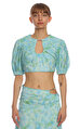 Emel İsmailoglu Renkli Crop Top