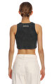Les Benjamins Antrasit Crop Top