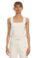 Join Us Beyaz Crop Top